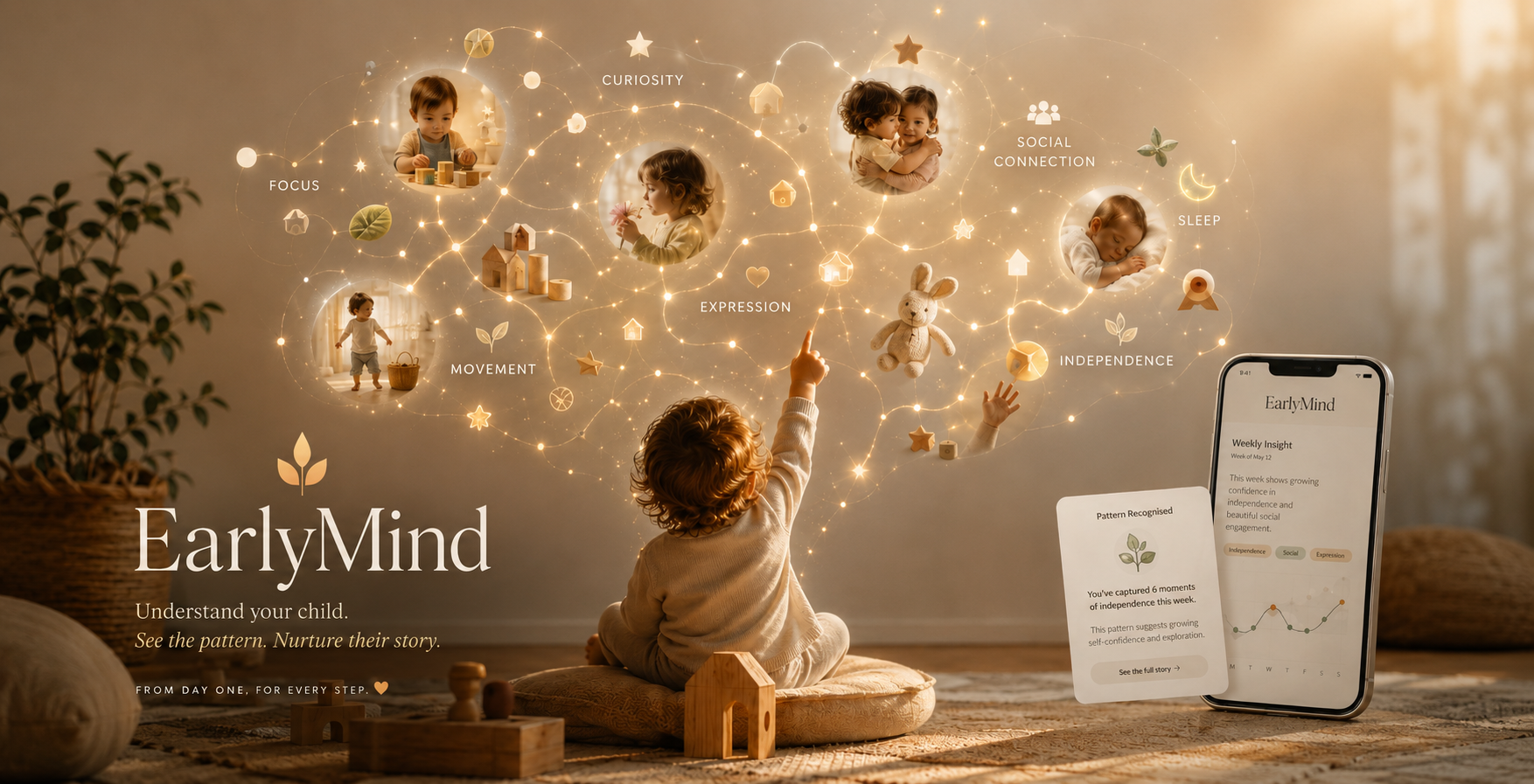 EarlyMind AI Montessori child development app built by RichPods